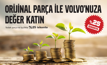 ORİJİNAL PARÇA İLE VOLVO'NUZA DEĞER KATIN!